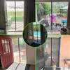 Adjustable Telescopic Insect Screen Curtain, 265 x 280 cm, Anthracite view 4