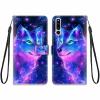 KARTXITAI Case Compatible with Honor Magic 2, PU Leather Wallet Flip Case with Card Slots, Stand, Magnetic Closure, Wolf Pattern, Multicolor view 1