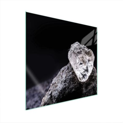 DarHaus 70 x 52 cm Glass Stove Cover, Crystal Black