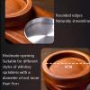 Wooden Cigar Ashtray Tray with Whisky Glass Holder view 4