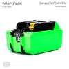 WRAPGRADE Custom Wrap Sticker Compatible with 18V BL1860B, BL1850B, BL1830B LXT (Neon Green) view 4