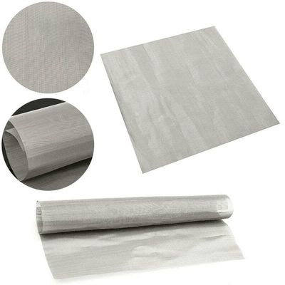 1.2 m Stainless Steel Wire Mesh, 100 Mesh (0.1 mm Wire Size) x 300 mm, V2A 304 / 1.4301, Filtration