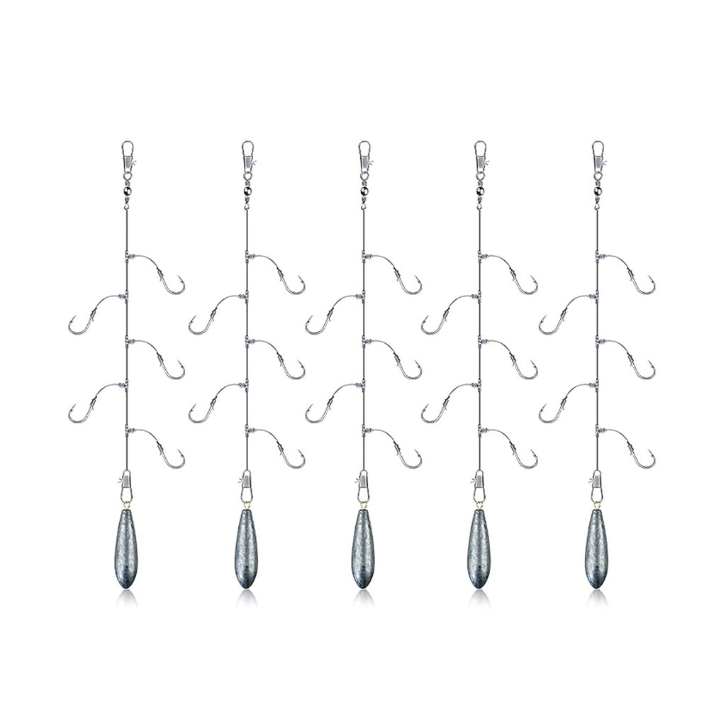 Fishing Hooks/Fishing 10-Set T-Shaped ... Fishing Set, Fly Line Set, Mouth Shrimp, Pike Lure, Sequins, Fish Skin, White Striped Perch Fishing Accessory