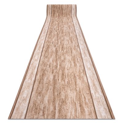 rugsx Rama Anti-Slip Runner – Modern Low-Pile Rug for Kitchen, Hallway & Living Room, Sold by the Meter, Beige, 100 x 180 cm