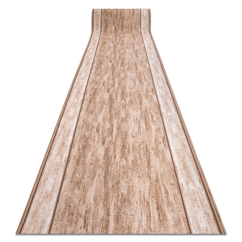 rugsx Rama Anti-Slip Runner – Modern Low-Pile Rug for Kitchen, Hallway & Living Room, Sold by the Meter, Beige, 100 x 180 cm