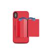 LIFEKA Candy-Color Flip Armor Wallet Case with Card Slots, Navy Blue view 4