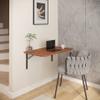 AKKE Wall-Mounted Folding Table, 70 x 60 cm, Bavaria Beech view 4