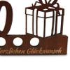 Urhome 30th Birthday DIY Money Gift Wooden Stand, Dark Brown view 2
