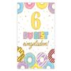 12 Donut-Themed 6th Birthday Invitations for Girls and Boys with Envelopes, Party Bags, Stickers, Notepads and Battleship Game view 3