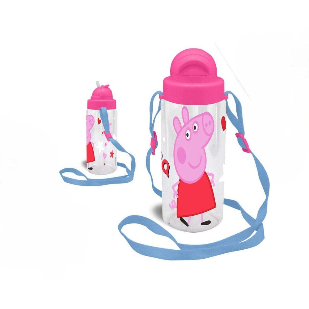 Peppa Pig Kids' Water Bottle, 500 mL, BPA-Free Tritan, Wide Opening, Leakproof, Ages 3+