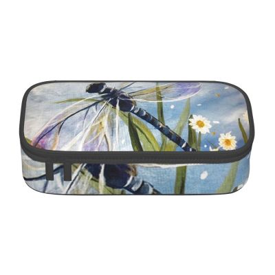 TOPUNY Dragonfly Print Large Capacity Pencil Case