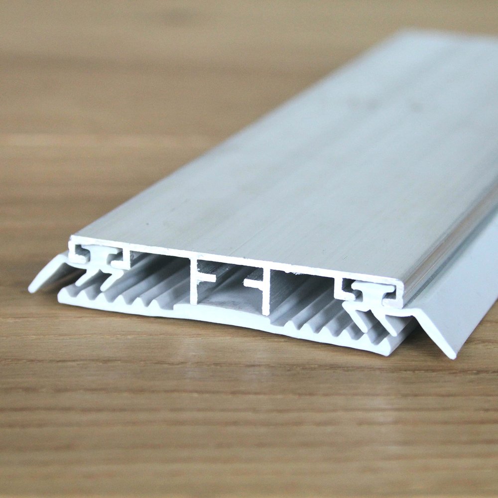 Lffert UNIVERSAL Aluminum Profile, 60 mm, for 16 mm Polycarbonate Multiwall Sheets (7,000 mm)