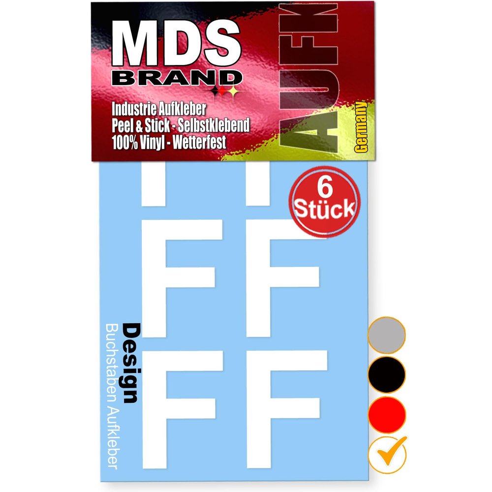 MDS Brand 5cm Design Letter Stickers