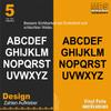 MDS Brand 5cm Design Letter Stickers view 2