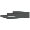 SHUJING Wooden Planter Box, Gray, Solid Pine, 107 x 107 x 27 cm view 2
