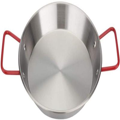 YZJSSL Professional Nonstick Stainless Steel Paella Pan, 30 cm