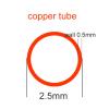 ACICS T2 Copper Micro Tube, Thin-Wall Hard Tube, OD 2.5 mm, Wall 0.5 mm, 50 cm view 2