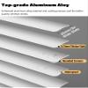 Cordless White Aluminum Blinds, 80–180 cm Wide, Waterproof Blackout Blinds for Bedroom/Kitchen/Bathroom, 150 x 180 cm view 2