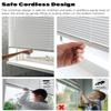 Cordless White Aluminum Blinds, 80–180 cm Wide, Waterproof Blackout Blinds for Bedroom/Kitchen/Bathroom, 150 x 180 cm view 4