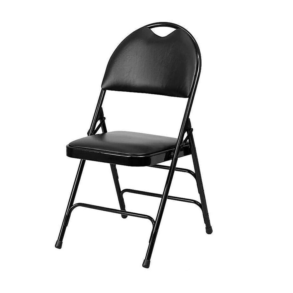 LIOONS 4-Pack Padded Metal Folding Chairs