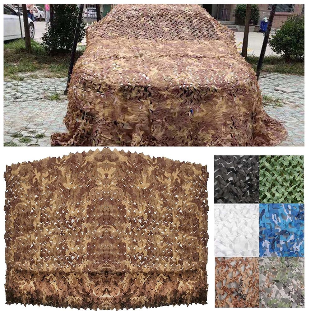 ZHJSHOU Small Woodland Camouflage Net, 2 x 10 m (6.56 x 32.81 ft)
