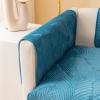 TUCVZVO Velvet Sofa Cover, Blue, 90 x 180 cm, 1 Piece view 2