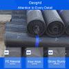 HJLKDYM Plastic Safety Fence, 3 cm Mesh, Black, 1.5 m x 10 m view 3
