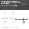Garesa Kea Curtain Rod, 20 mm, Single-Track, Matte Chrome, 330 cm view 3