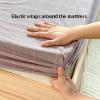 FCLDESHOP Pure Cotton Fitted Sheet for Box Spring Beds, Blue Checkered, 150 x 200 cm view 4