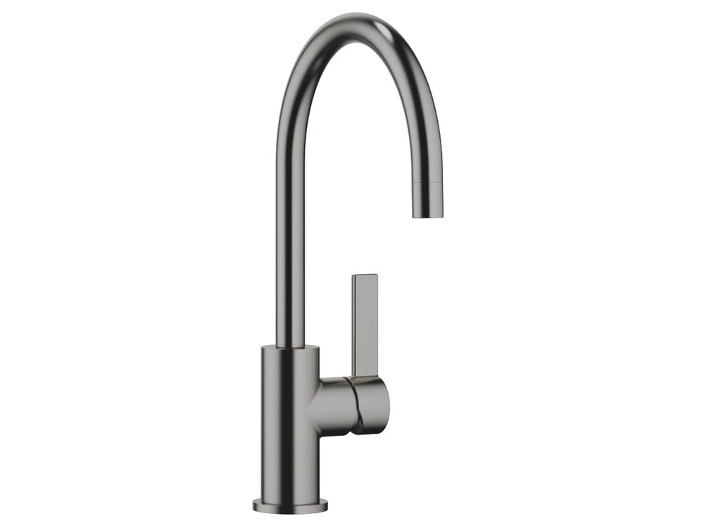Dornbracht Kitchen TARA Ultra BAR TAP Single-Lever Faucet, 165 mm Reach, Dark Platinum Brushed