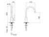Dornbracht Kitchen TARA Ultra BAR TAP Single-Lever Faucet, 165 mm Reach, Dark Platinum Brushed view 4