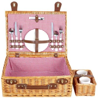YZJSSL Wicker Picnic Basket