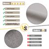 NKADNB Balcony Privacy Screen 85 x 500 cm, No Drilling, Wind and Sun Protection, Waterproof, with Cable Ties and Cord, Stone view 4