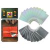 20 Foil Gift Tags, Silver and Iridescent, 6.4 cm view 1