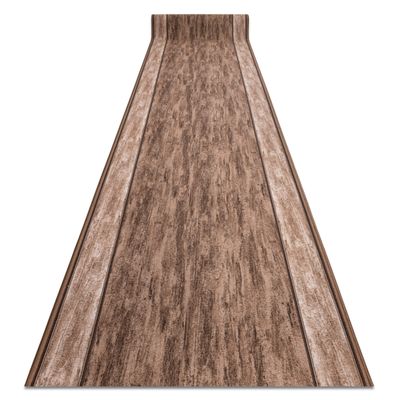 rugsx Rama Non-Slip Runner Rug, Brown, 100 x 770 cm