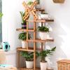 Wooden Multi-Tier Plant Stand for Balcony and Home view 3