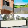 Rectangular Shade Sail 6 x 8 m, UV Protection, with Tension Ropes and Mounting Kit, Light Gray view 2