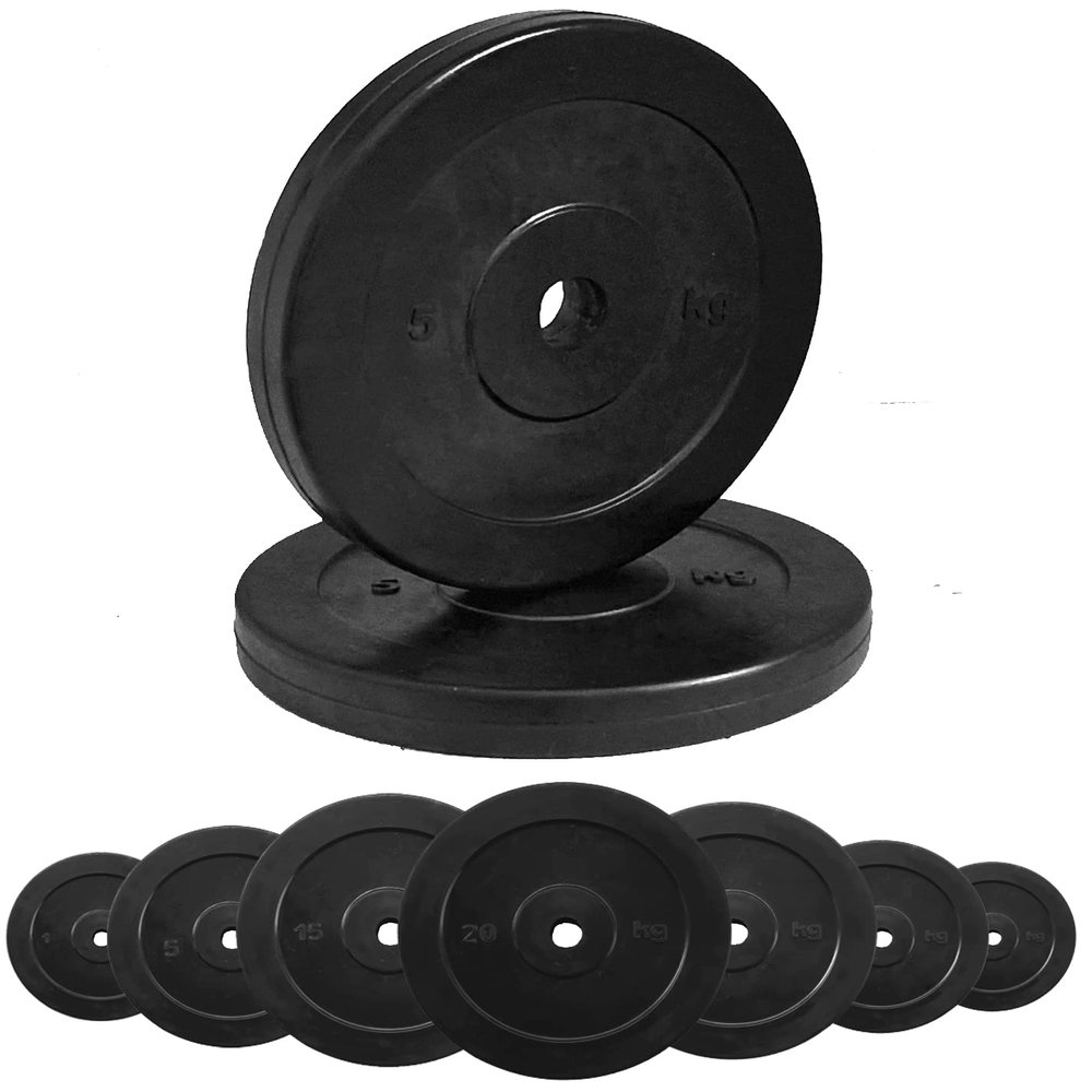 G5 HT Sport Rubber-Coated Cast-Iron Weight Plates, 25 mm, 0.5–20 kg (1 x 10 kg)