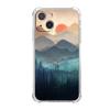 Vesidurt Soft TPU Case for iPhone 13, Mountain Sunset Design view 1