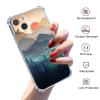 Vesidurt Soft TPU Case for iPhone 13, Mountain Sunset Design view 2