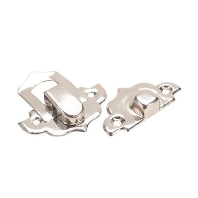 Toggle Catch Latches, 2-Piece Box Buckle Hasps, 1.18" x 1.14", for Jewelry Boxes and Wooden Chests