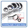 Combination Ratcheting Wrench Set, 8–19 mm view 4