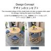 5-Piece Round Dining Set with 4 Fabric Chairs, Coffee view 3