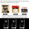 WANLIAN Clear Vinyl Record Shelf Wall Mount, 18-Pack - Stylish Acrylic Album Holder for Home and Office view 3