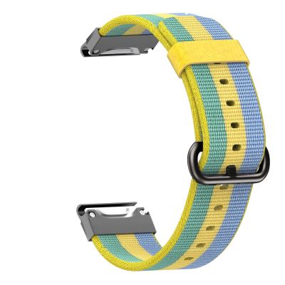 KAVJU 22 mm Nylon Band for Garmin Fenix 6/6X Pro, Fenix 5/5 Plus, 935, S60, Quatix 5, Forerunner 935 Smartwatches, Agate
