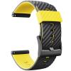KAVJU 24 mm Silicone Replacement Band for Suunto 7, 9, Spartan Sport, Wrist HR and Baro Smartwatches, Agate view 1
