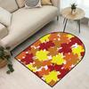 TropicalLife Thanksgiving Maple Leaf Area Rug, 80 x 120 cm, Autumn Design, Non-Slip Floor Mat view 3