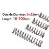 DSAINT Compression Spring, 1.2 mm Wire Diameter, 6–22 mm Outer Diameter, 80 mm (5 pcs), 6 mm/1.2 mm view 2