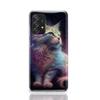 CoverHeld Case for Xiaomi 11T 5G, Silicone TPU Soft Case with Shimmering Fantasy Cat Design, Opal view 1