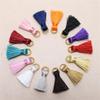 20-Piece Lot 20 mm Mini Silk Tassels for Earrings and Jewelry Making with Gold Rings, DIY Fringe Findings-25 view 2
